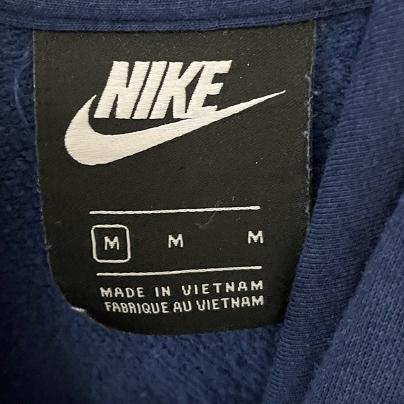 Nike blue and white collegiate hoodie GUC size medium - Picture 4 of 7